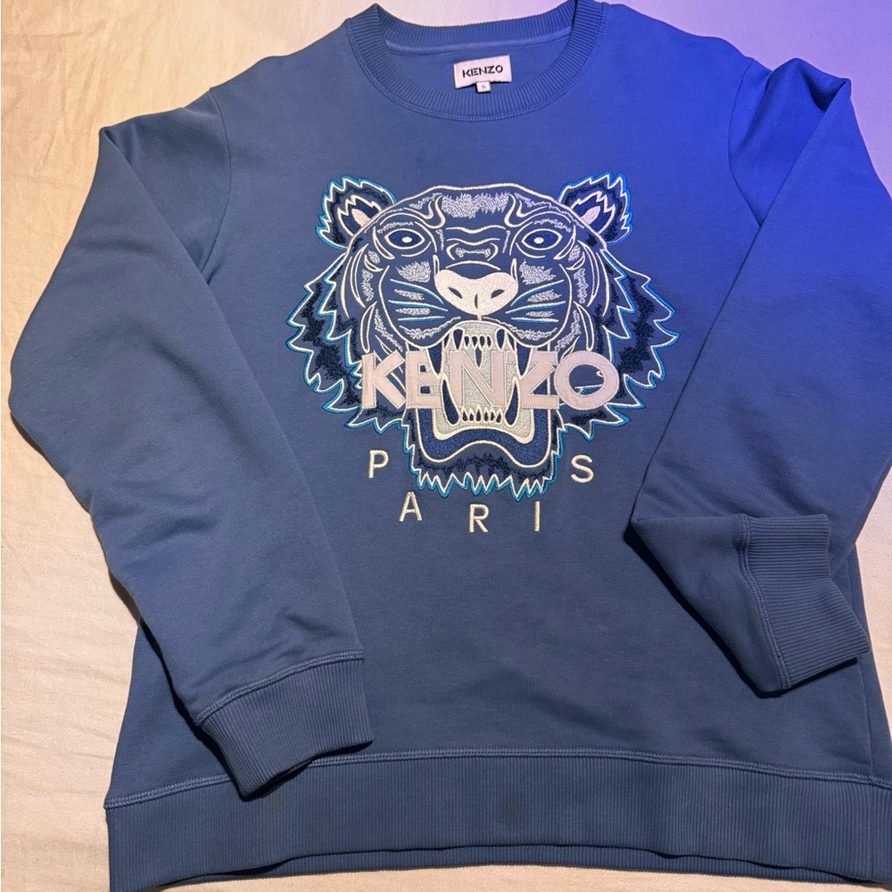 Kenzo Logo Embroidered Crewneck Sweater